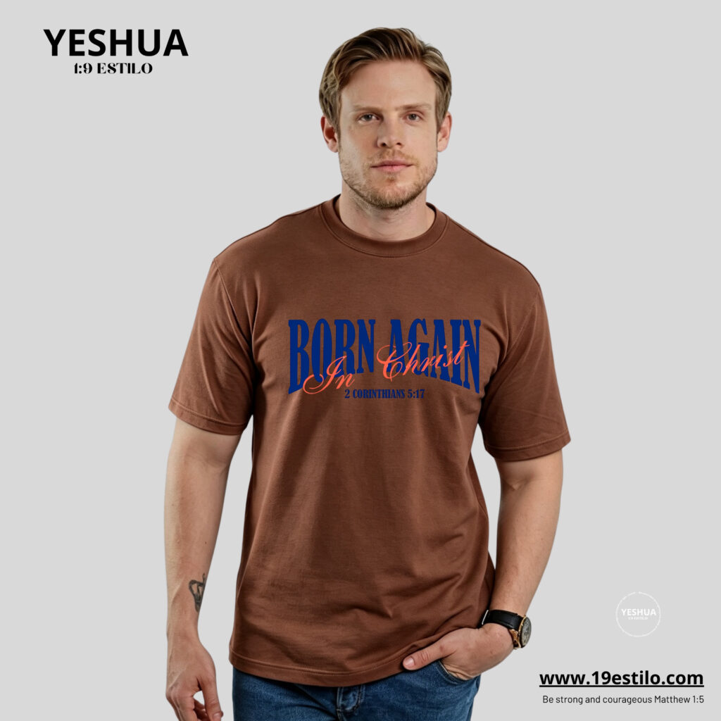 Camiseta Básica Unisex - BORN AGAIN
