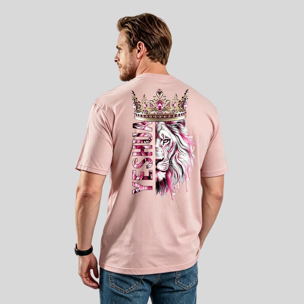 Camiseta Básica Unisex - YESHUA ROSADO