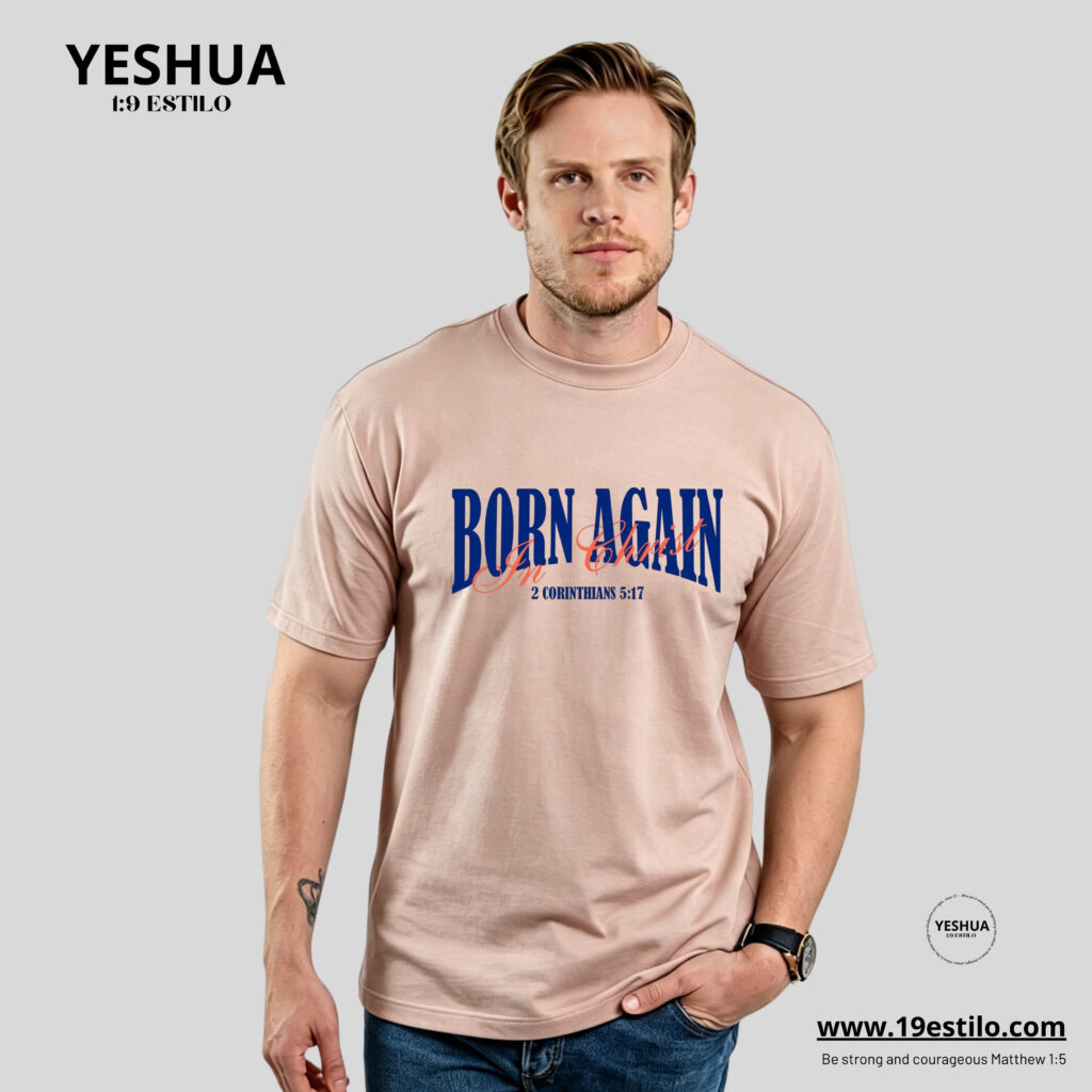 Camiseta Básica Unisex - BORN AGAIN