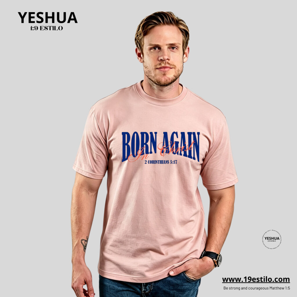 Camiseta Básica Unisex - BORN AGAIN