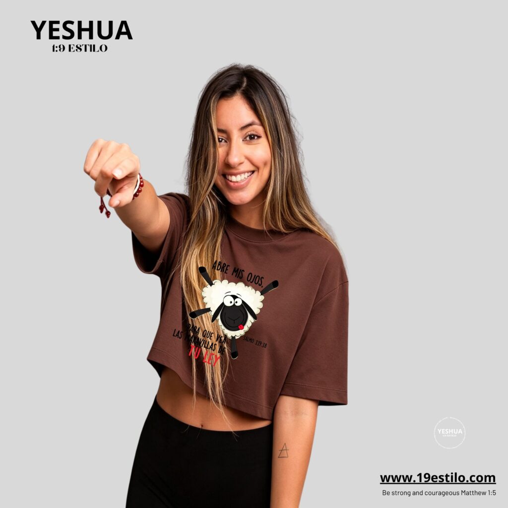 Camiseta Dama Corta /  Crop Top ABRE MIS OJOS