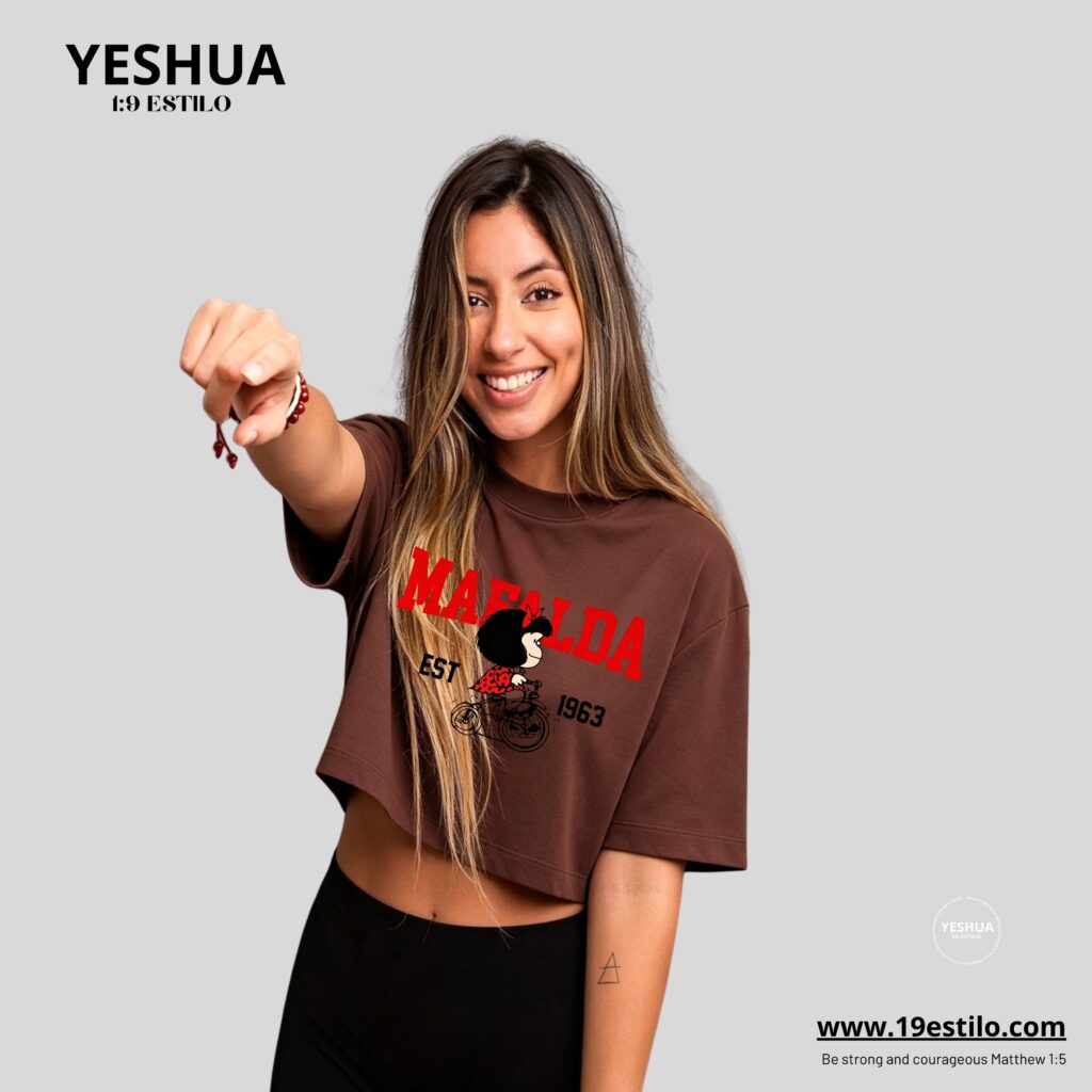 Camiseta Dama Corta /  Crop Top MAFALDA