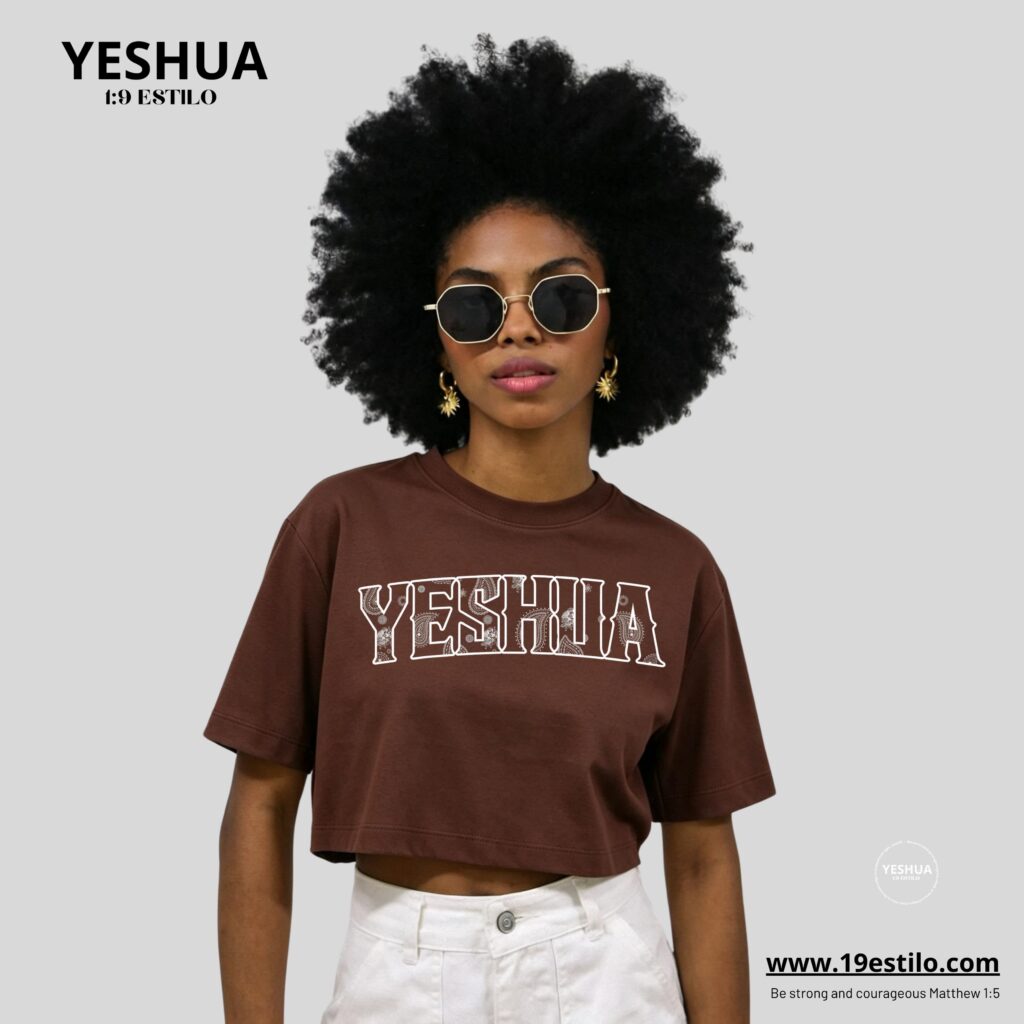 Camiseta Dama Corta /  Crop Top JESHUA
