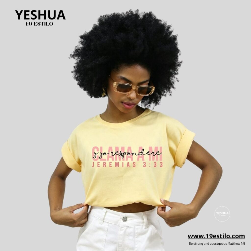 Camiseta Dama Corta /  Crop Top - CLAMA A MI