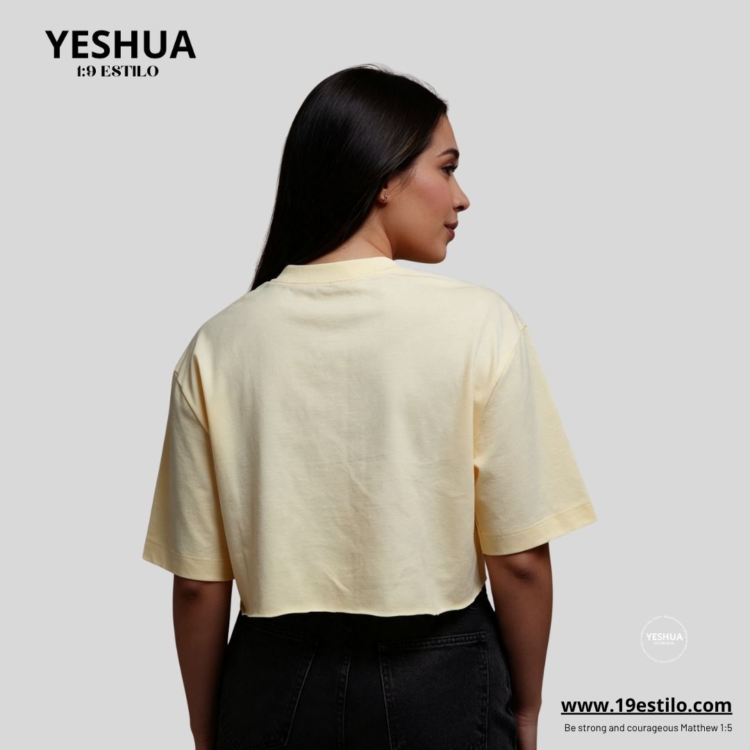 Camiseta Dama Corta / Crop Top - CLAMA A MI (copia) - Image 4