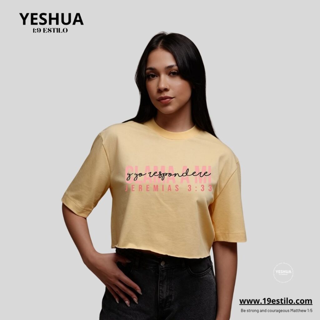 Camiseta Dama Corta /  Crop Top - CLAMA A MI (copia)