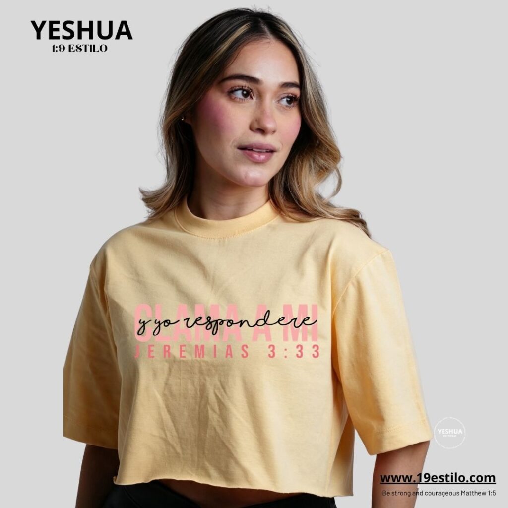 Camiseta Dama Corta /  Crop Top - CLAMA A MI