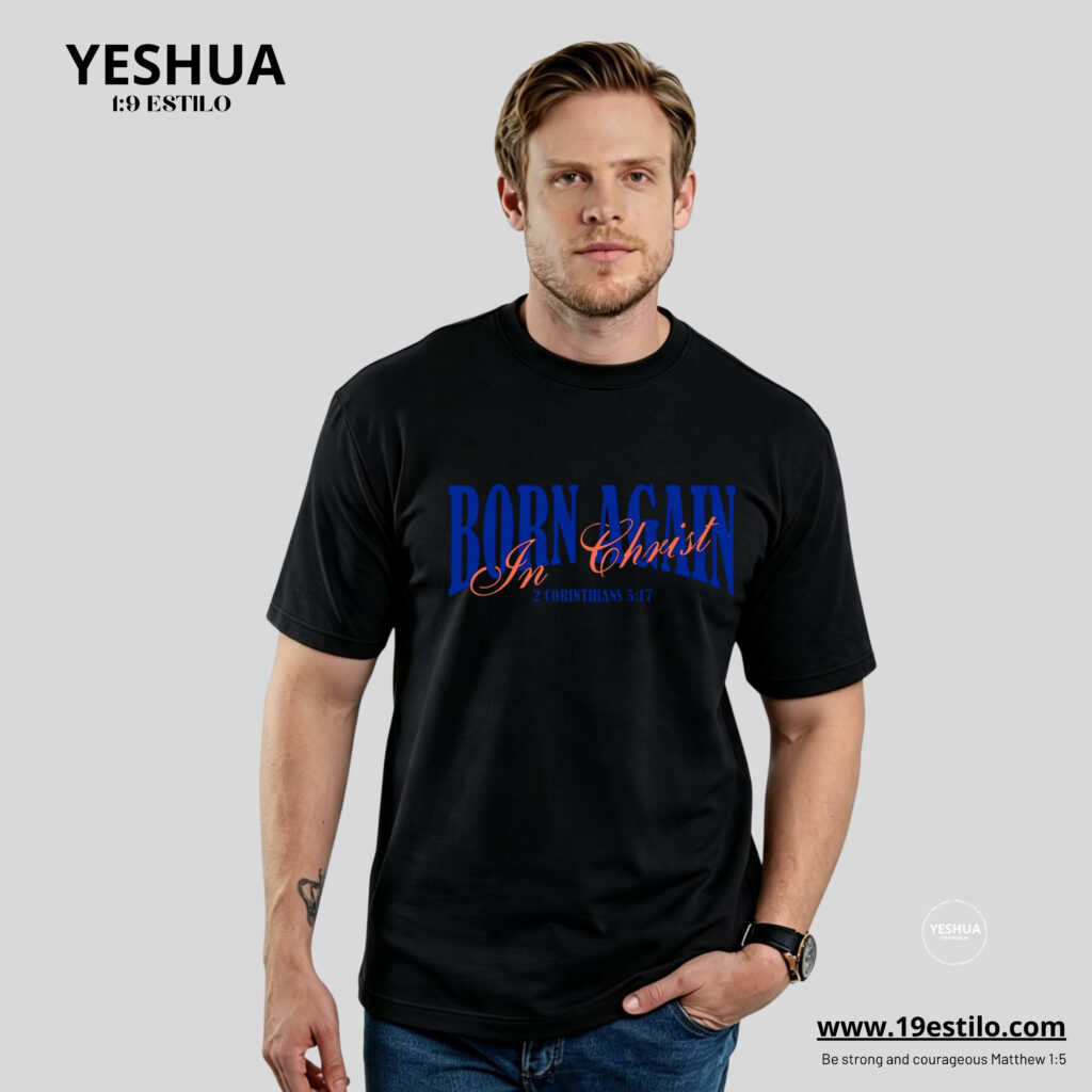 Camiseta Básica Unisex - BORN AGAIN